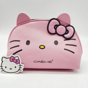 💗 Pink Hello Kitty Crème’ Beauty Cosmetic Bag